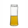 Jar de rangement en verre en gros 410 ml avec bouchon de couvercles métalliques pour la confiture de pots de miel
