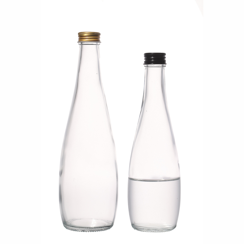 Emballage en verre à jus populaire personnalisé de haute qualité 500 ml 330 ml de bouteille en verre vide bouteilles d'eau minérale