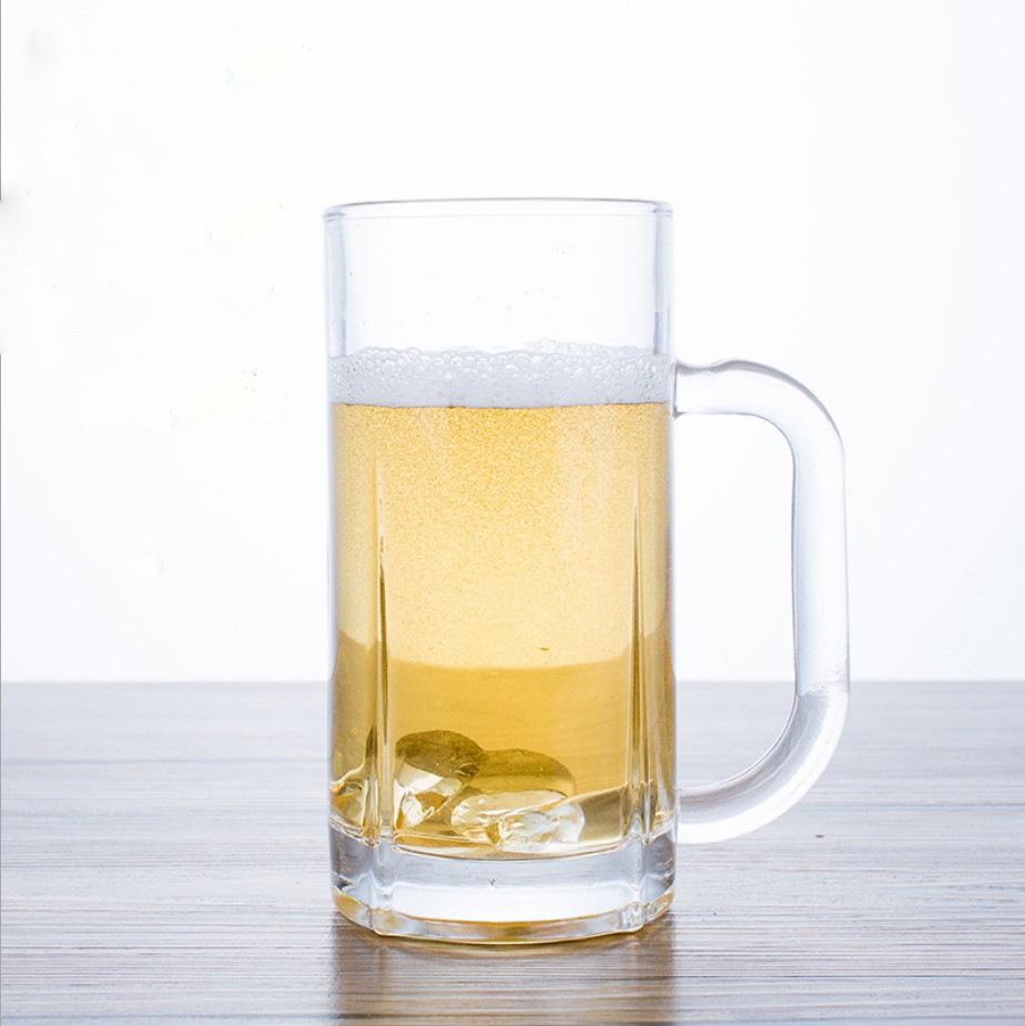 Gobelets en verre réutilisables de 350 ml pour la bière de jus de lait de café