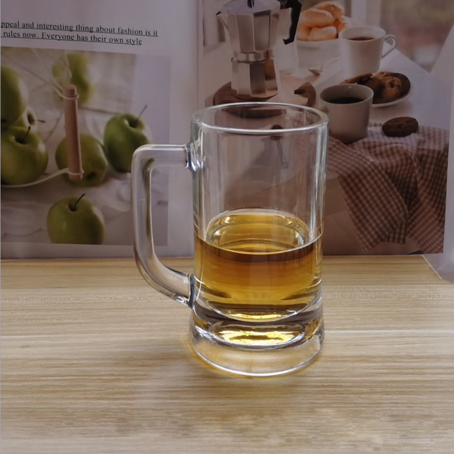 Tasse en verre chaude d'usine de verrerie avec le logo personnalisé de marque privée