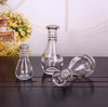 Décoration de la maison de vase à fleurs en verre clair fantaisie 120 ml
