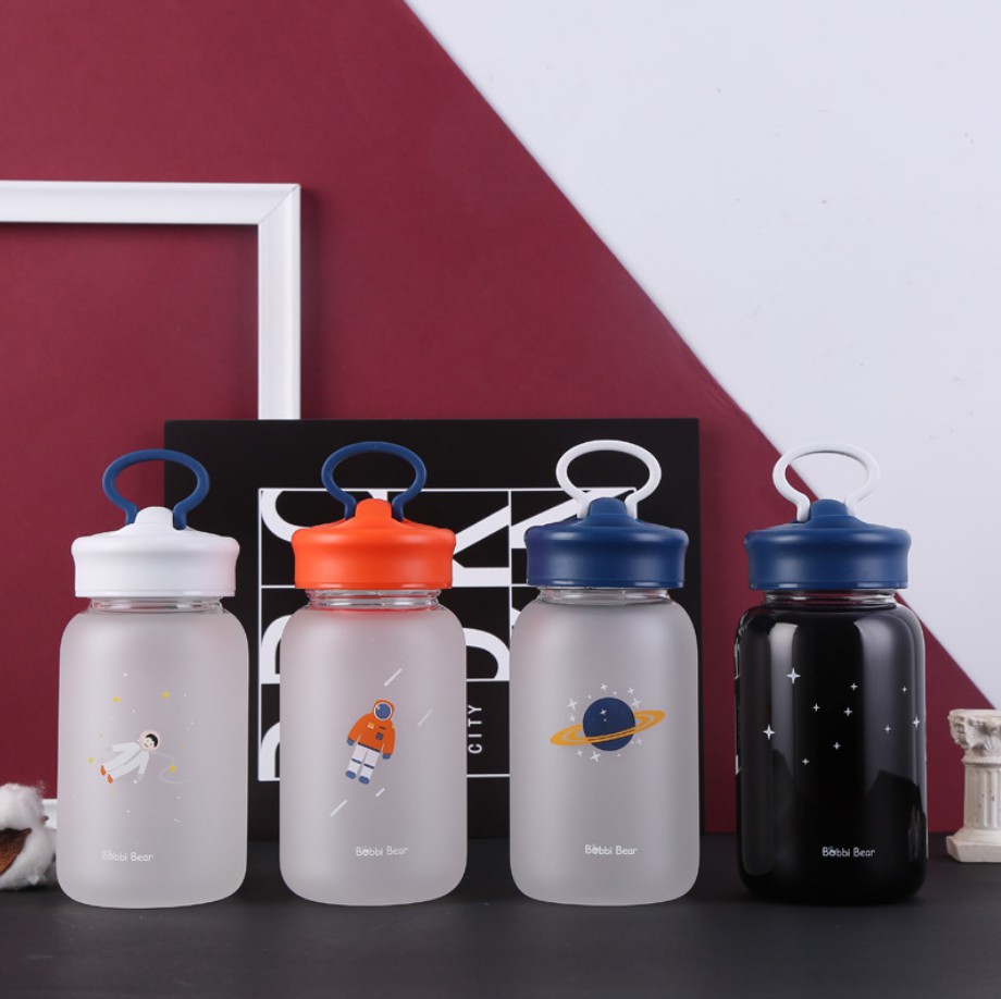 Bouteilles en verre 500 ml d'eau chaude avec couvercles à vis Logo personnalisé