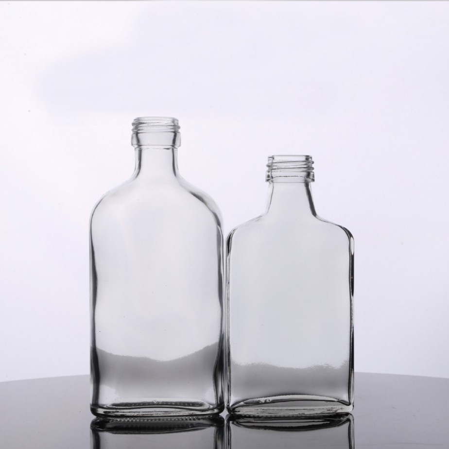 Bouteilles plates 270 ml KDG Verrerie Bouteilles de vin pour whisky