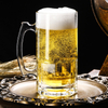 Tasses à bière en verre haut de gamme de 1000 ml avec poignée