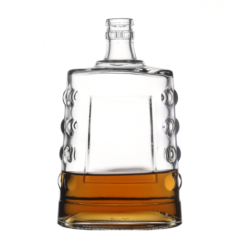 Emballage de boisson en verre Bouteilles en verre d'alcool de vin de graine de 500 ml