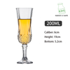 Tasse en verre de cristal de gobelet de 150 ml pour le vin rouge de champagne