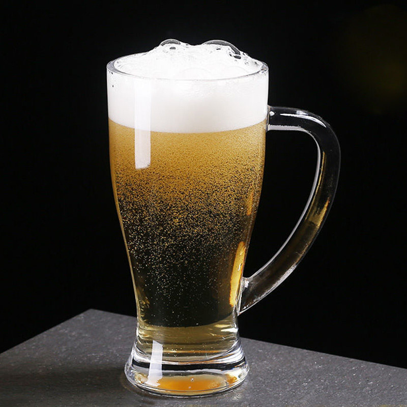 500 ml 700 ml grands verres à bière avec poignée pour la fête