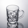 Tasses à café de lait de boisson d'eau en verre personnalisées de 8 oz en gros